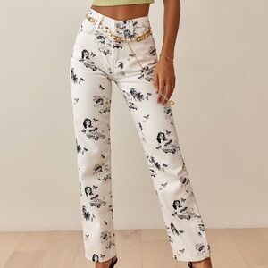 Reformation Joyride High Rise Straight Jeans